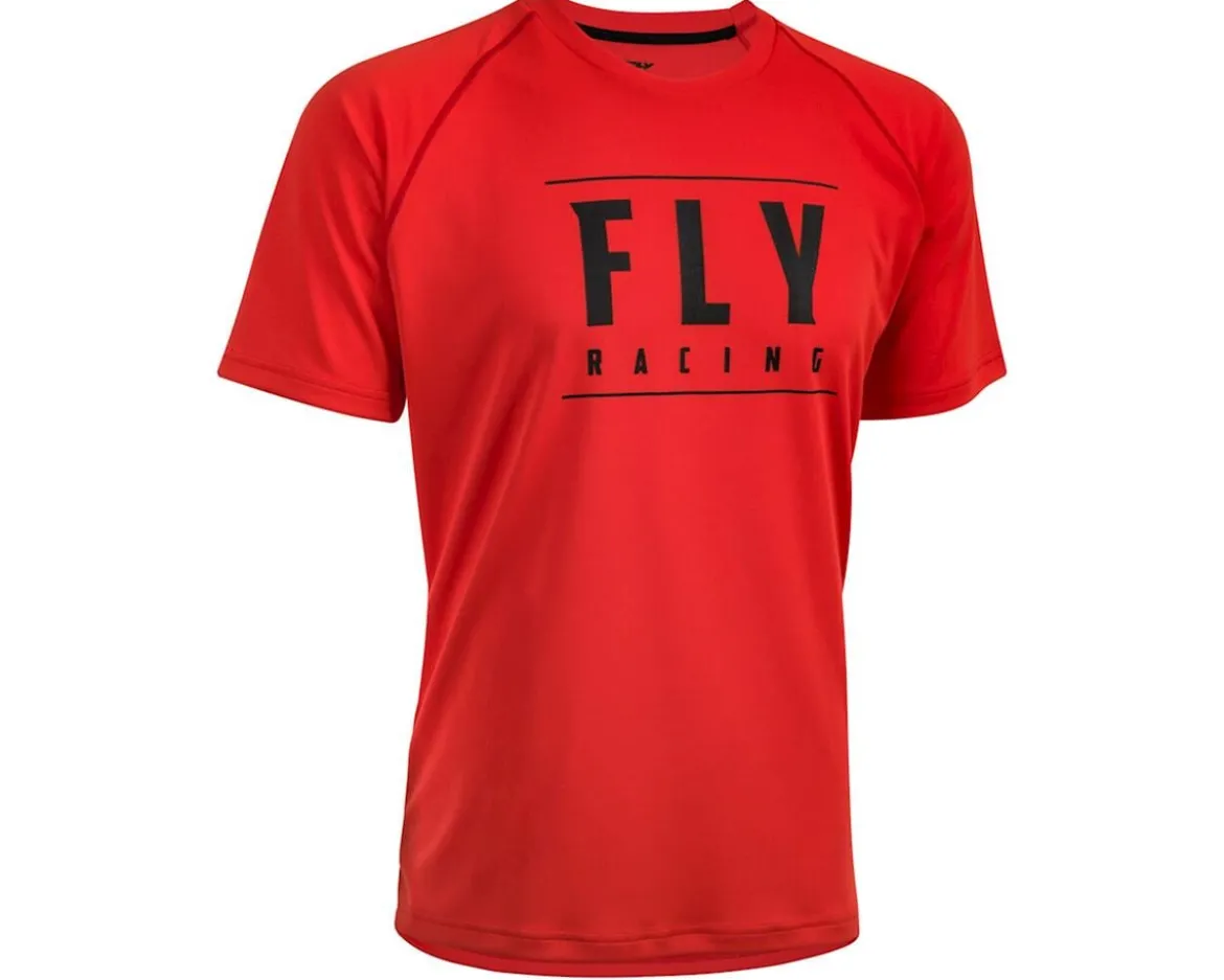 Fly Racing Action Short Sleeve Jersey (Red/Black) (S)