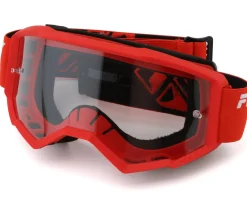 Fly Racing Focus Goggle (Red/Black) (Clear Lens)