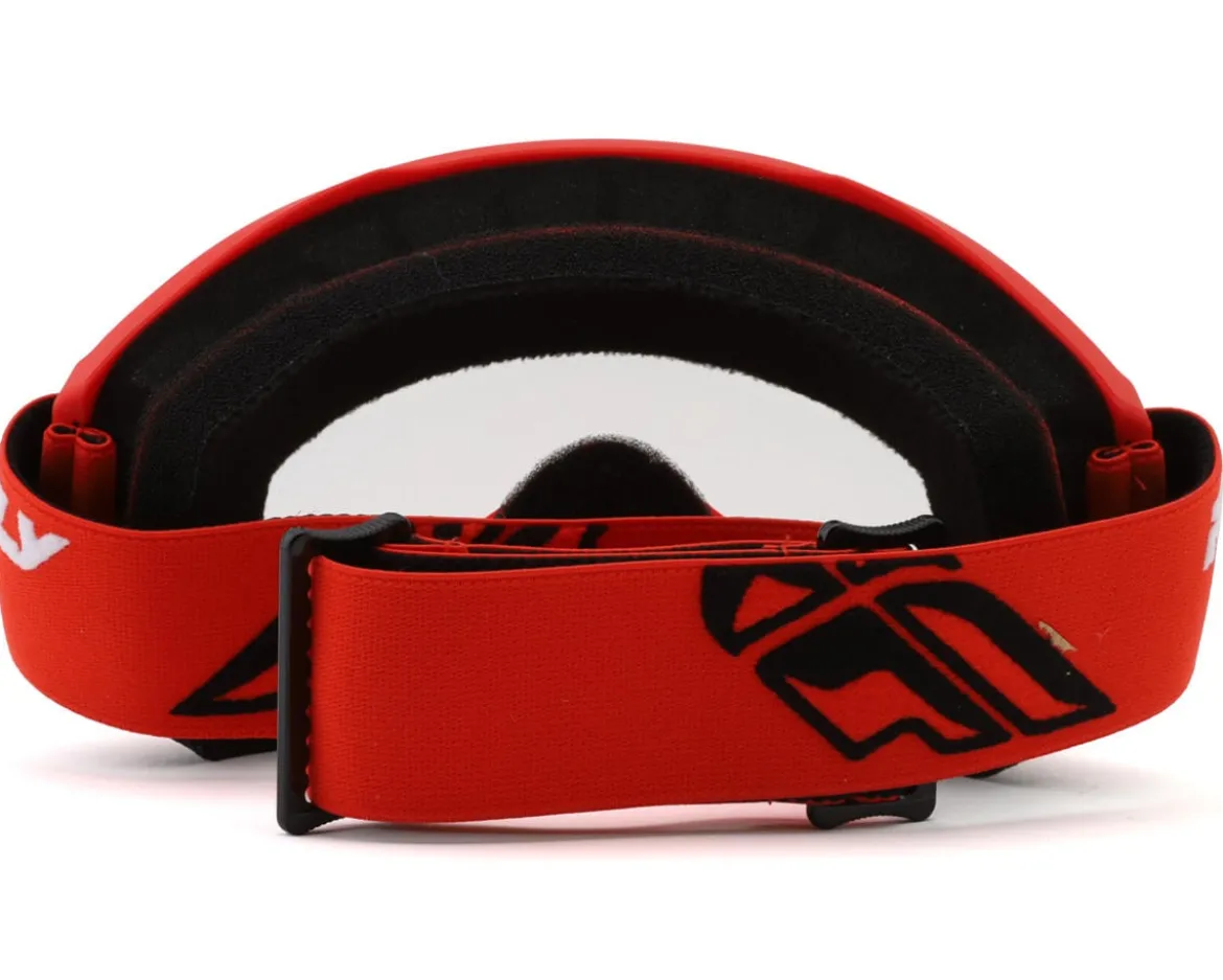 Fly Racing Focus Goggle (Red/Black) (Clear Lens)