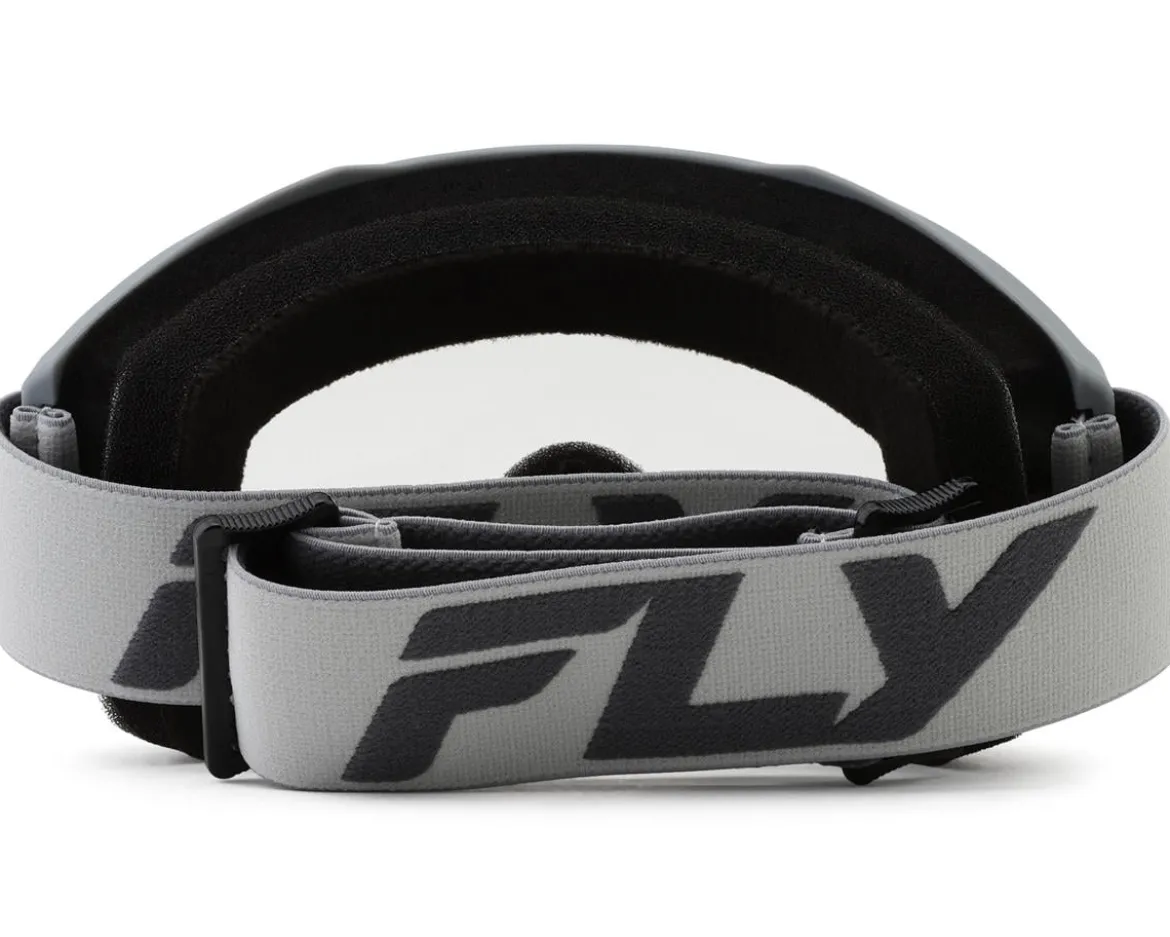 Fly Racing Focus Goggles (Silver/Charcoal) (Clear Lens)