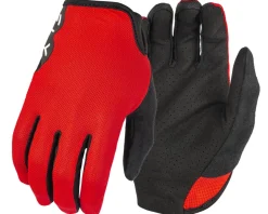 Fly Racing Mesh Long Finger Gloves (Red) (2XL)
