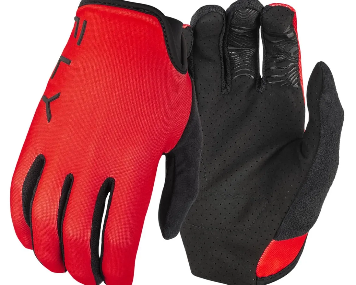 Fly Racing Radium Long Finger Gloves (Red) (3XL)