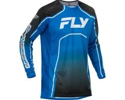 Fly Racing Rayce Bicycle Jersey (Blue/Black/White) (2XL)
