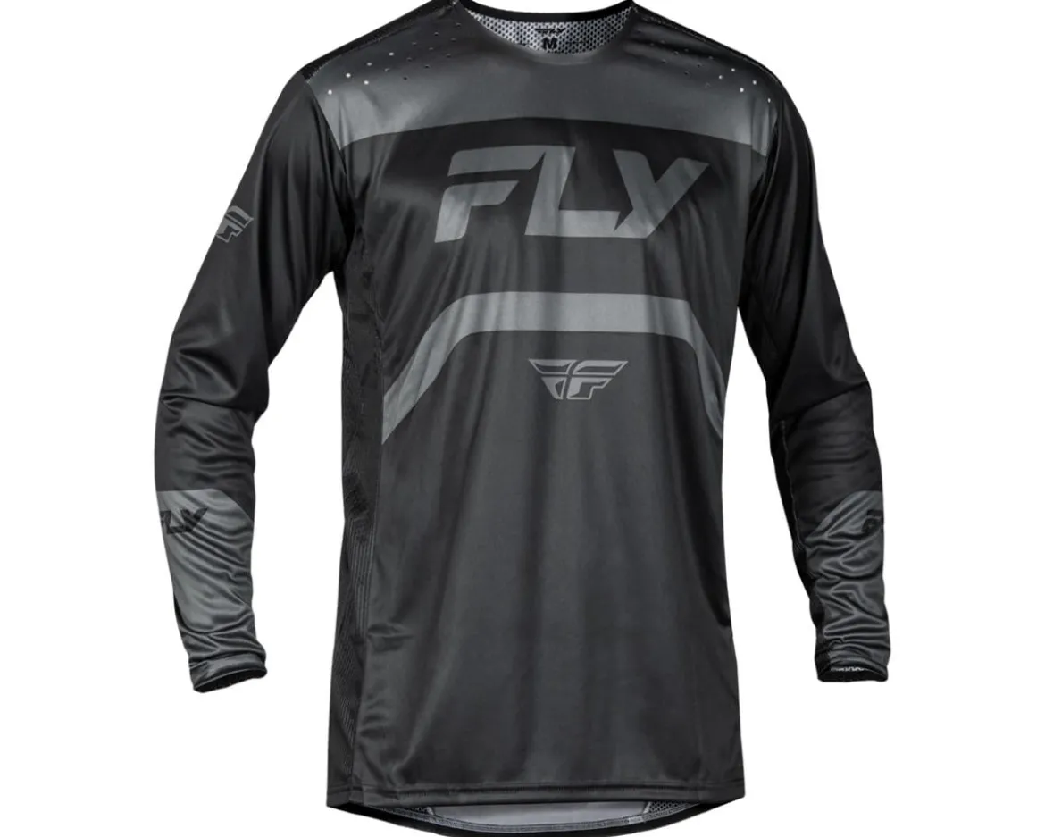 Fly Racing Rayce Long Sleeve Jersey (Black/Charcoal) (S)