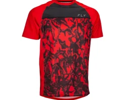 Fly Racing Super D Jersey (Red Camo/Black) (S)