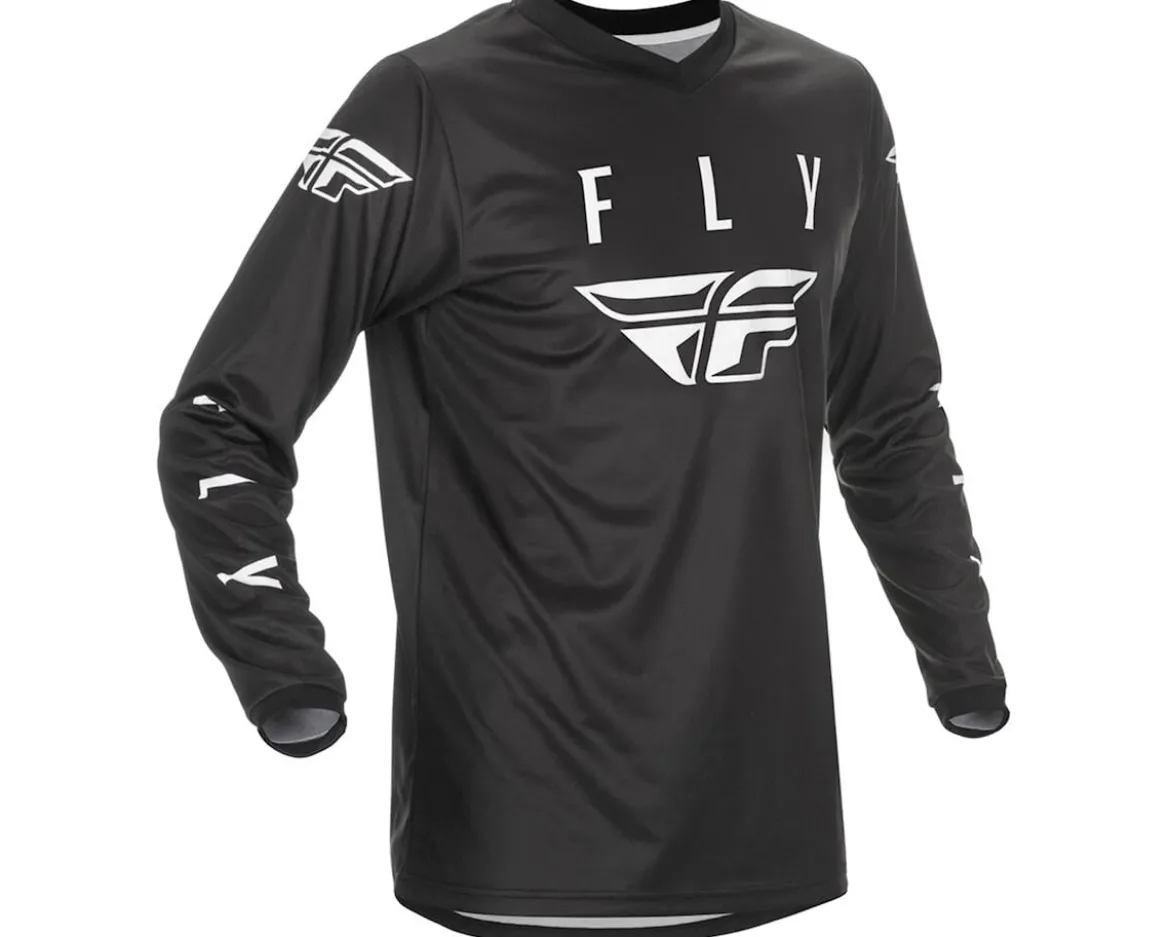 Fly Racing Universal Jersey (Black/White) (S)