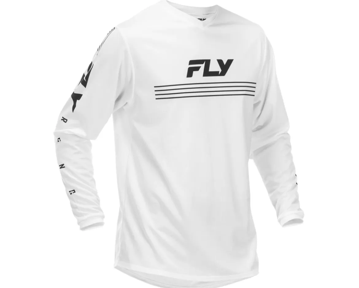 Fly Racing Universal Jersey (White/Black) (2XL)