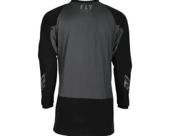 Fly Racing Windproof Jersey (Black/Grey) (2XL)