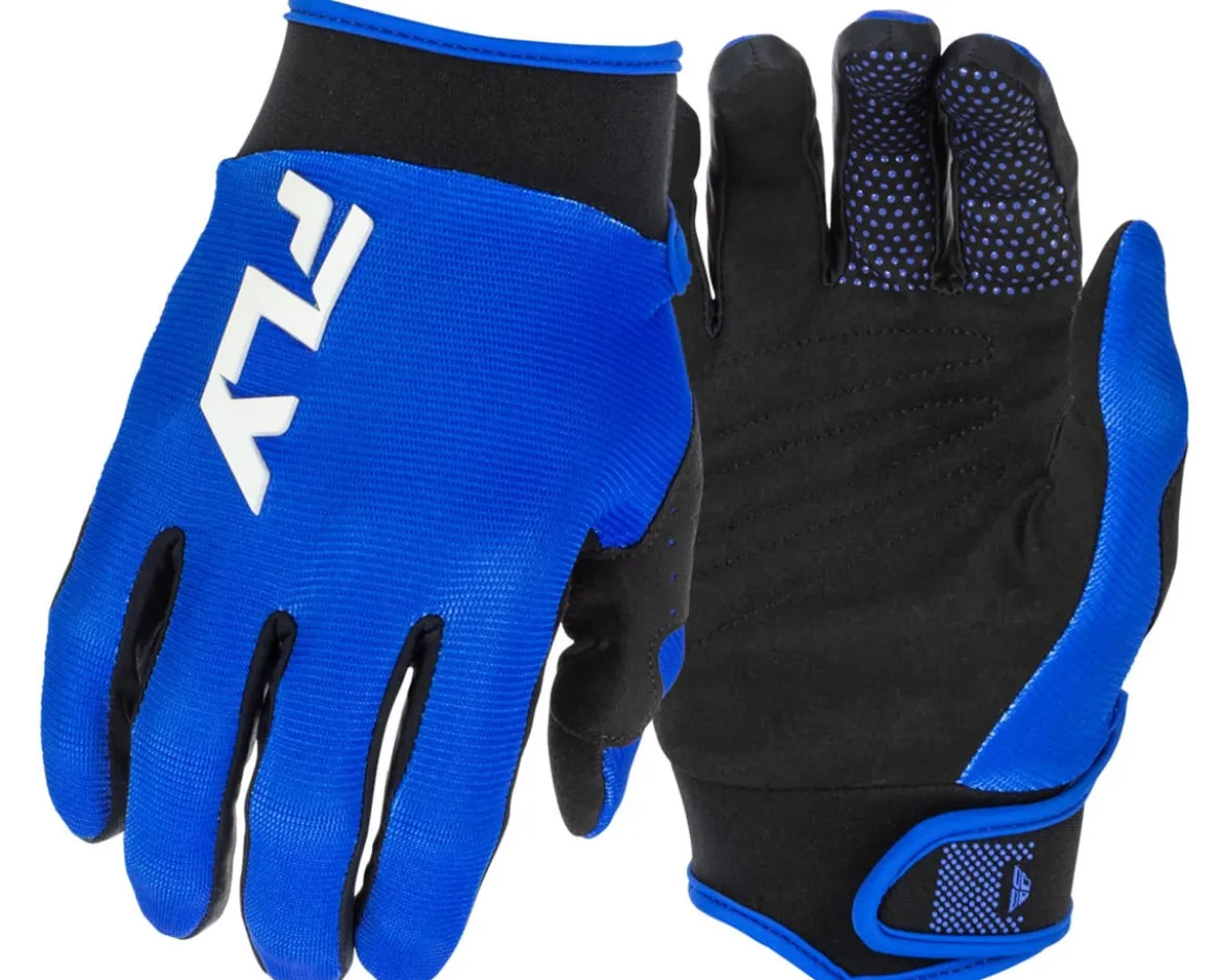 Fly Racing Youth F-16 Gloves (Blue/White) (Youth S)