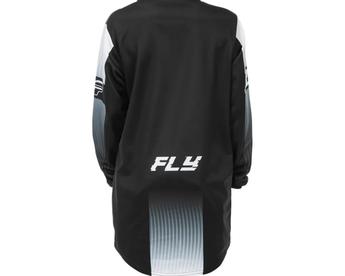 Fly Racing Youth F-16 Jersey (Black/White) (Youth XL)