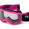 Fly Racing Youth Focus Goggle (Black/Pink) (Clear Lens)