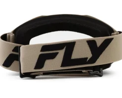 Fly Racing Youth Focus Goggles (Khaki/Black) (Clear Lens)