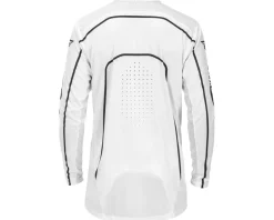 Fly Racing Youth Rayce Bicycle Jersey (White/Black) (Youth L)