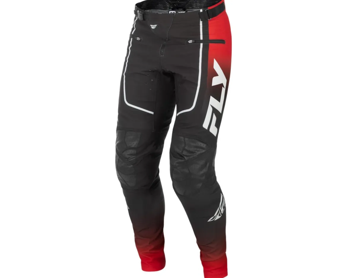 Fly Racing Youth Rayce Bicycle Pants (Red/Black/White) (20)