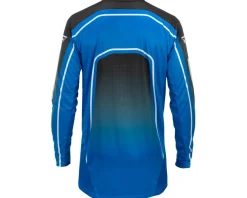 Fly Racing Youth Rayce Bicycle Jersey (Blue/Black/White) (Youth L)