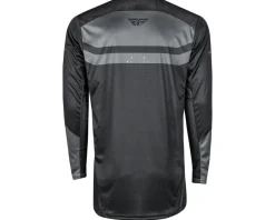 Fly Racing Youth Rayce Long Sleeve Jersey (Black/Charcoal) (Youth XL)