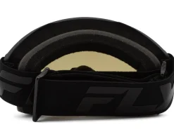 Fly Racing Youth Zone Goggles (Black/Black) (Sky Blue Mirror/Smoke Lens)