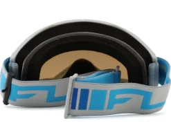 Fly Racing Youth Zone Goggle (Silver/Blue/Blue Mirror Lens)