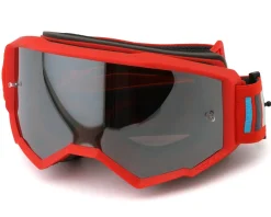 Fly Racing Zone Goggle (Red/Charcoal/Smoke Lens)