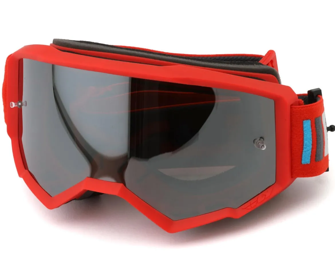Fly Racing Zone Goggle (Red/Charcoal/Smoke Lens)