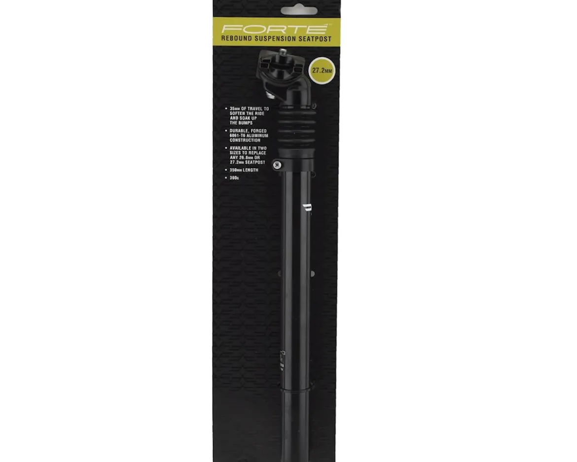 Forte Rebound Suspension Seatpost (Black) (27.2mm) (350mm) (35mm)