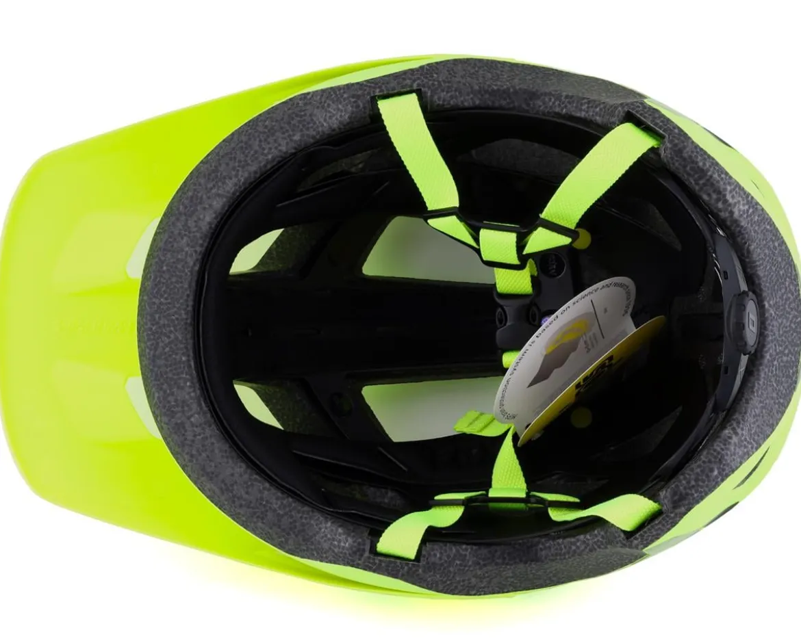 Fox Racing Mainframe MIPS Helmet (Fluorescent Yellow) (S)