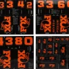 Fox Suspension All Mountain Fork and Shock Decal Kit (Factory Orange)