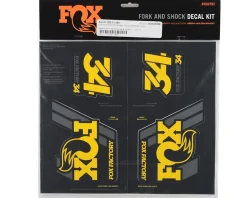 Fox Suspension Heritage Decal Kit for Forks & Shocks (Yellow) (All Models Except Step Casts)