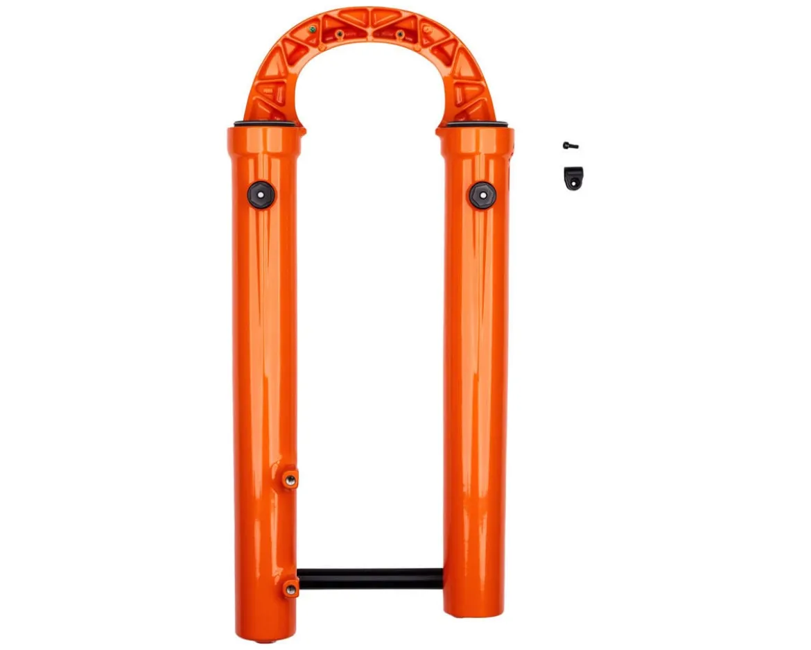 Fox Suspension Lower Leg Assembly (2021 36 27.5in 130-170, 15x110 QR, F-S PE-S, Shiny Orange)