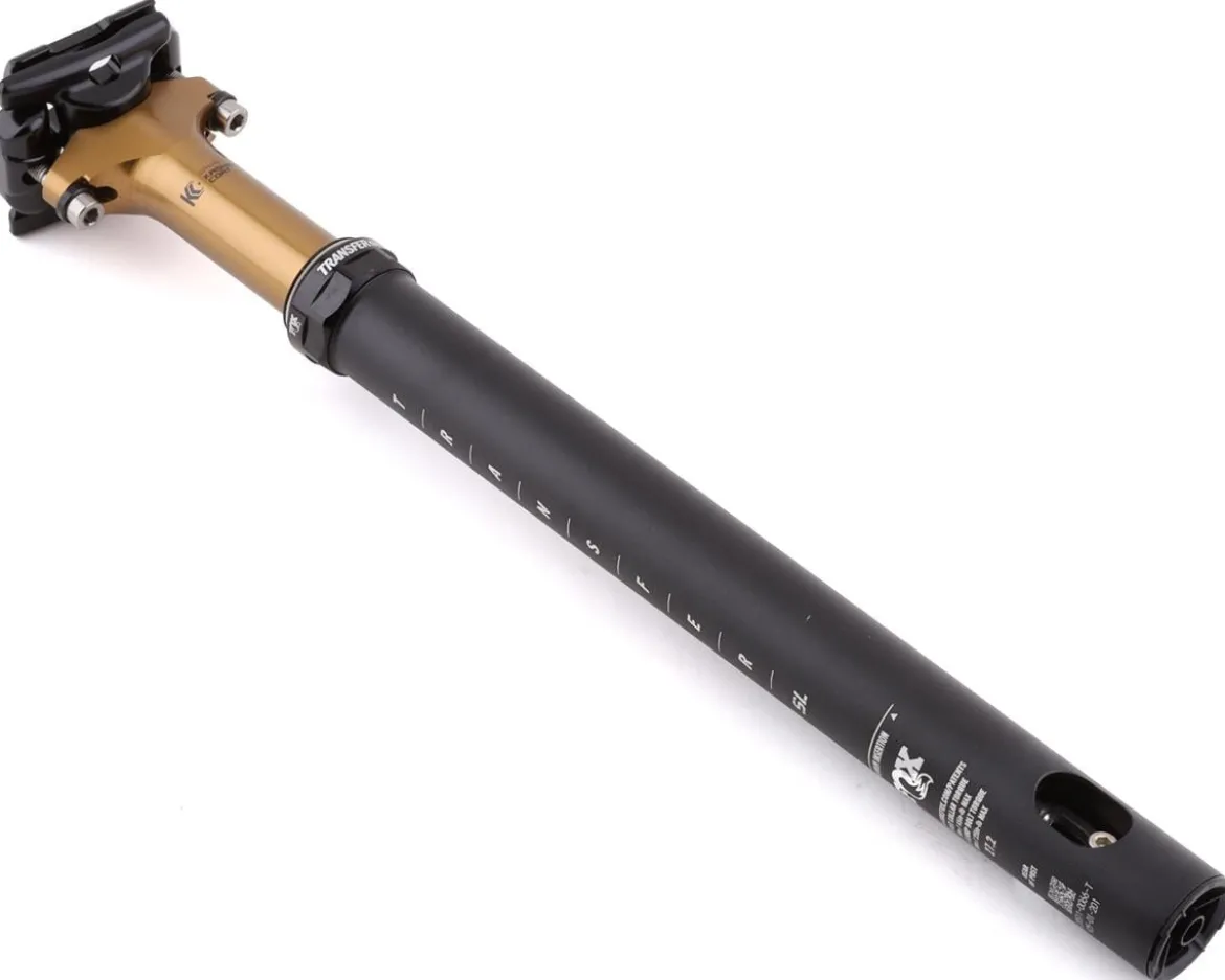 Fox Suspension Transfer SL Factory Dropper Seat Post (Kashima Coating) (27.2mm) (350mm) (50mm) (Internal Routing) (Remote Not Included)