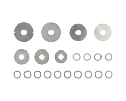 Fox Suspension Valve Stack Assembly (2022 FLOAT X, DHX) (Base Valve) (Lever Mode Light) (Bleed 3) (LLB3)