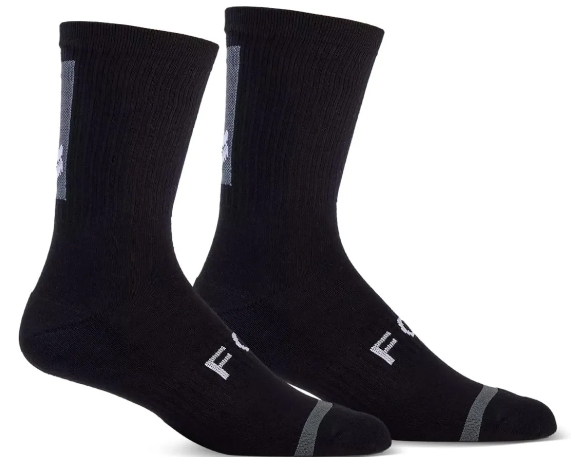 Fox Racing Defend 8" Sock (Black) (S/M)
