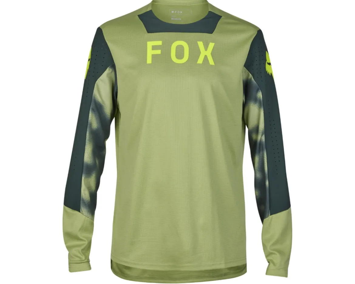 Fox Racing Defend Taunt Long Sleeve Jersey (Pale Green) (S)