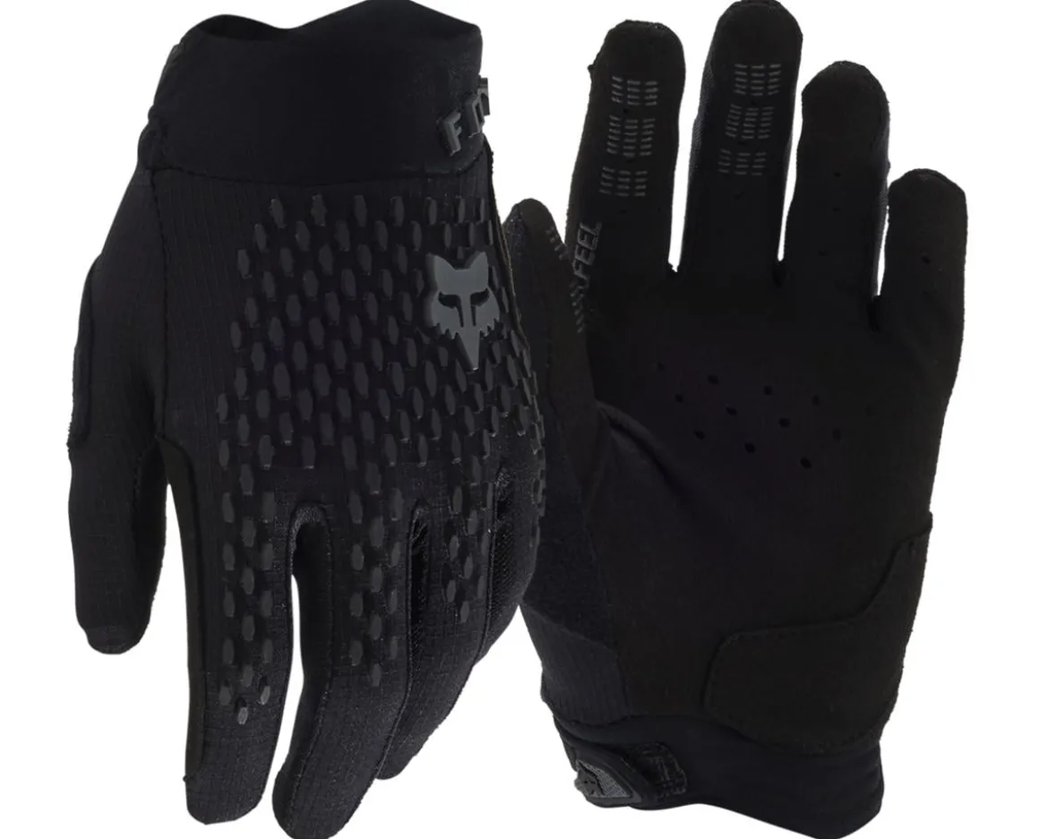 Fox Racing Defend Youth Long Finger Gloves (Black) (Youth S)