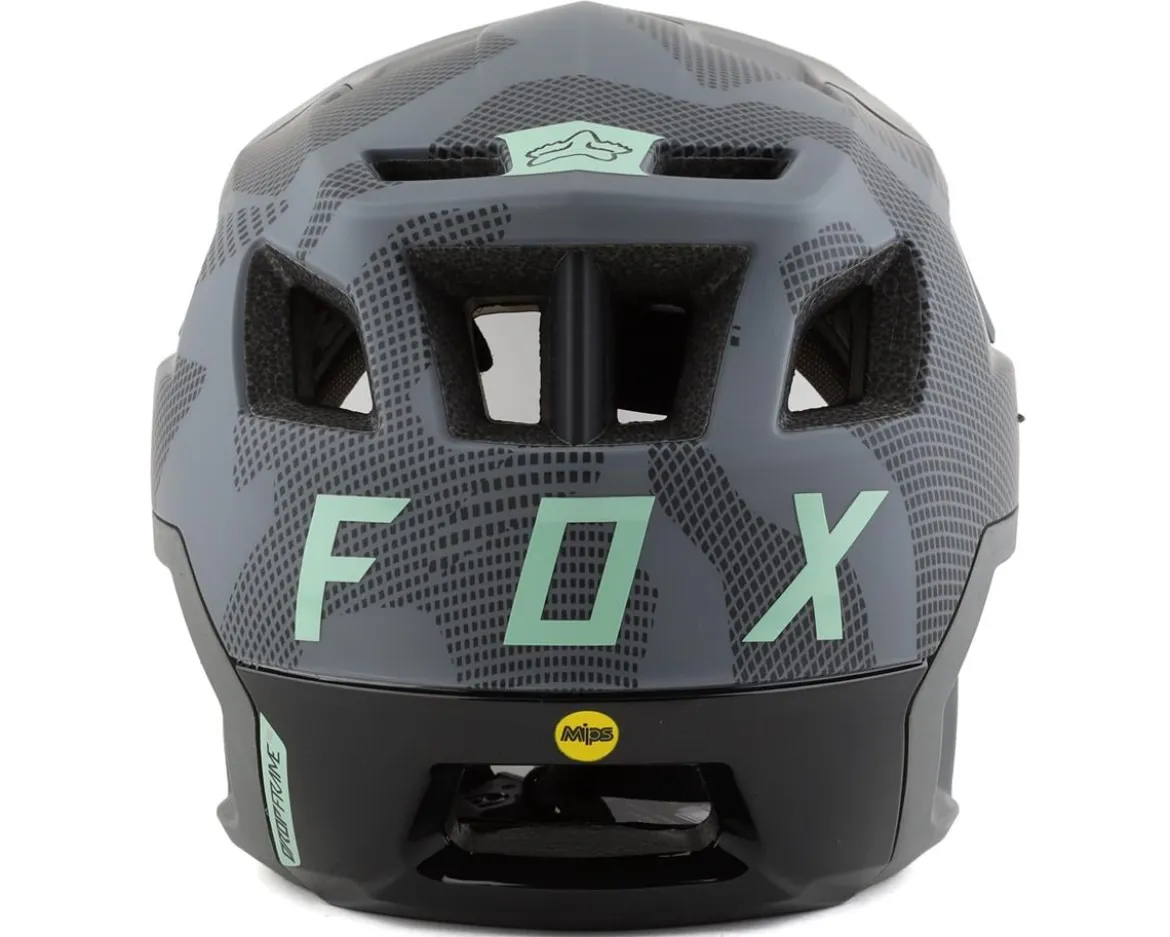 Fox Racing Dropframe Pro MIPS Helmet (Grey Camo) (S)
