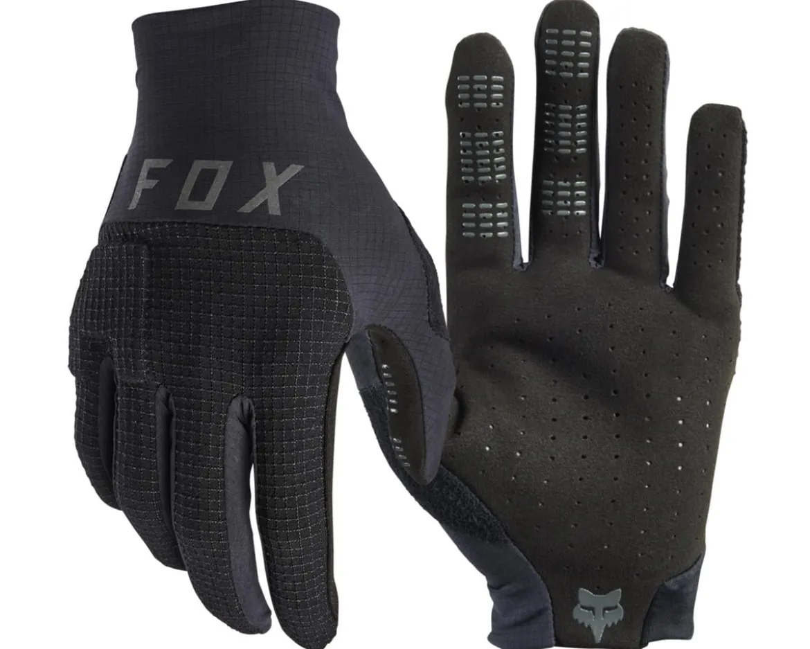 Fox Racing Flexair Pro Long Finger Gloves (Black) (S)