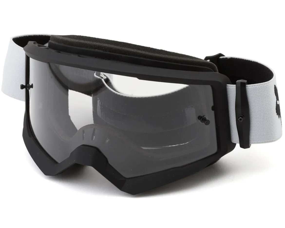 Fox Racing MTB Main Goggles (White) (Clear Lens) (Universal Adult)