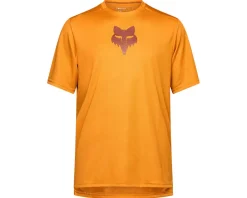 Fox Racing Ranger Fox Head Short Sleeve Jersey (Carmel Brown) (S)