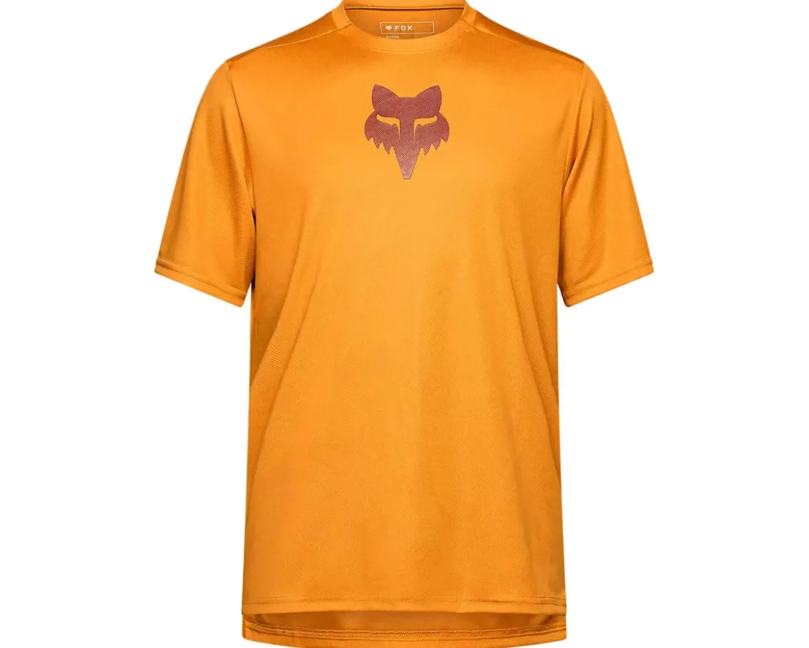Fox Racing Ranger Fox Head Short Sleeve Jersey (Carmel Brown) (S)