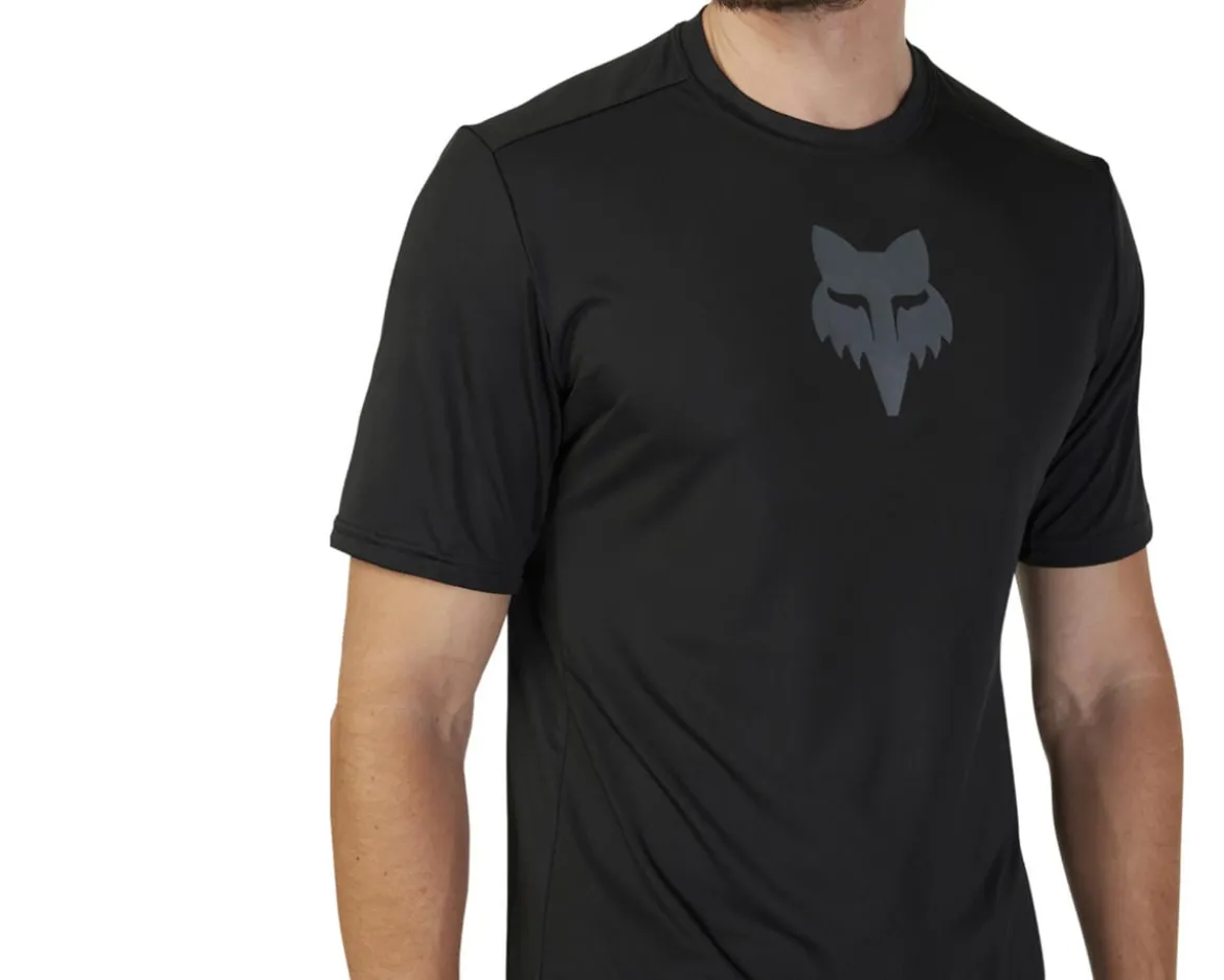 Fox Racing Ranger Lab Head Short Sleeve Jersey (Black) (S)