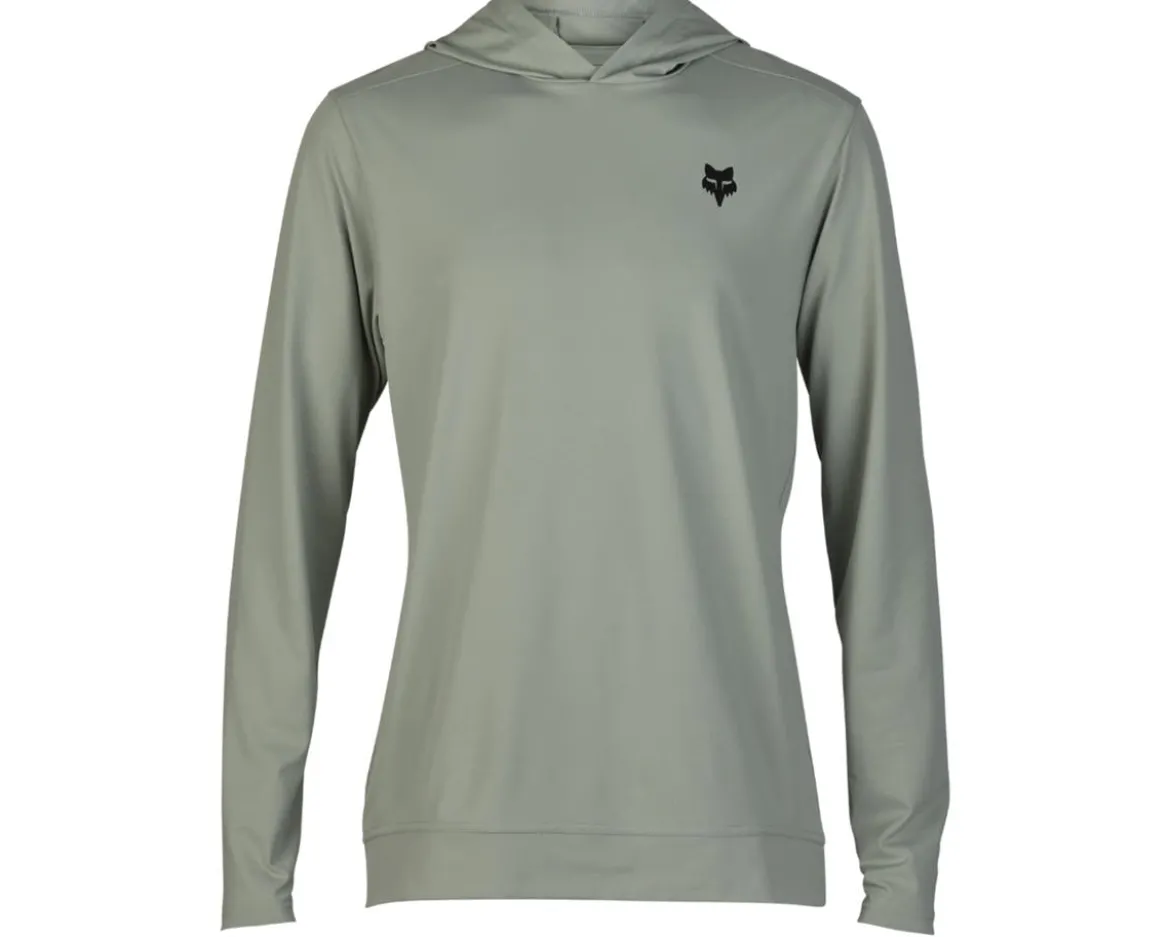 Fox Racing Ranger Long Sleeve Sun Shirt (Grey Vintage) (S)