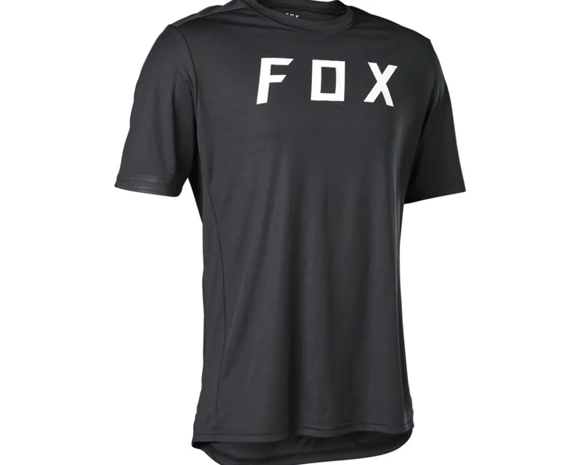 Fox Racing Ranger Moth Short Sleeve Jersey (Black) (S)