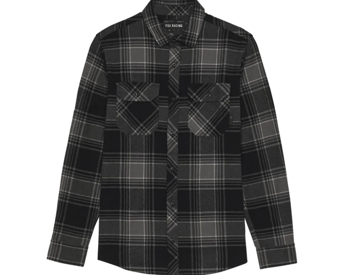 Fox Racing Traildust Flannel Shirt (Black) (S)
