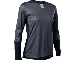 Fox Racing Women's Defend Long Sleeve Jersey (Dark Shadow) (M)