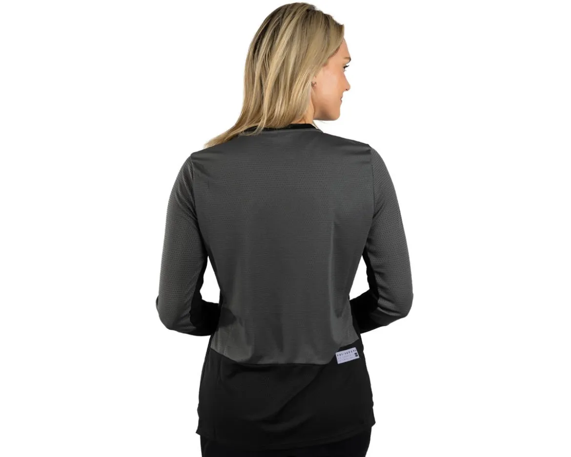 Fox Racing Women's Defend Long Sleeve Jersey (Dark Shadow) (M)