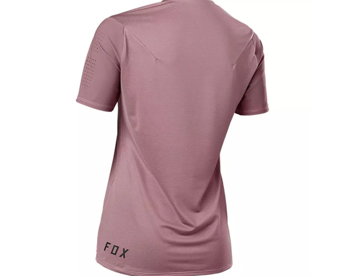 Fox Racing Women's Flexair Short Sleeve Jersey (Plum Perfect) (M)