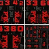 Fox Suspension All Mountain Fork and Shock Decal Kit (Ignition Red)