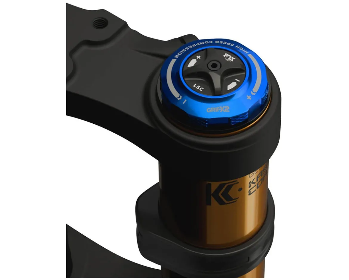 Fox Suspension 40 Factory Series DH Suspension Fork (Shiny Black) (52mm Offset) (29") (203mm) (2027) (Grip X2) (20 x 110mm Thru Axle)