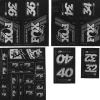 Fox Suspension Heritage Decal Kit for Forks & Shocks (Silver) (All Models Except Step Casts)
