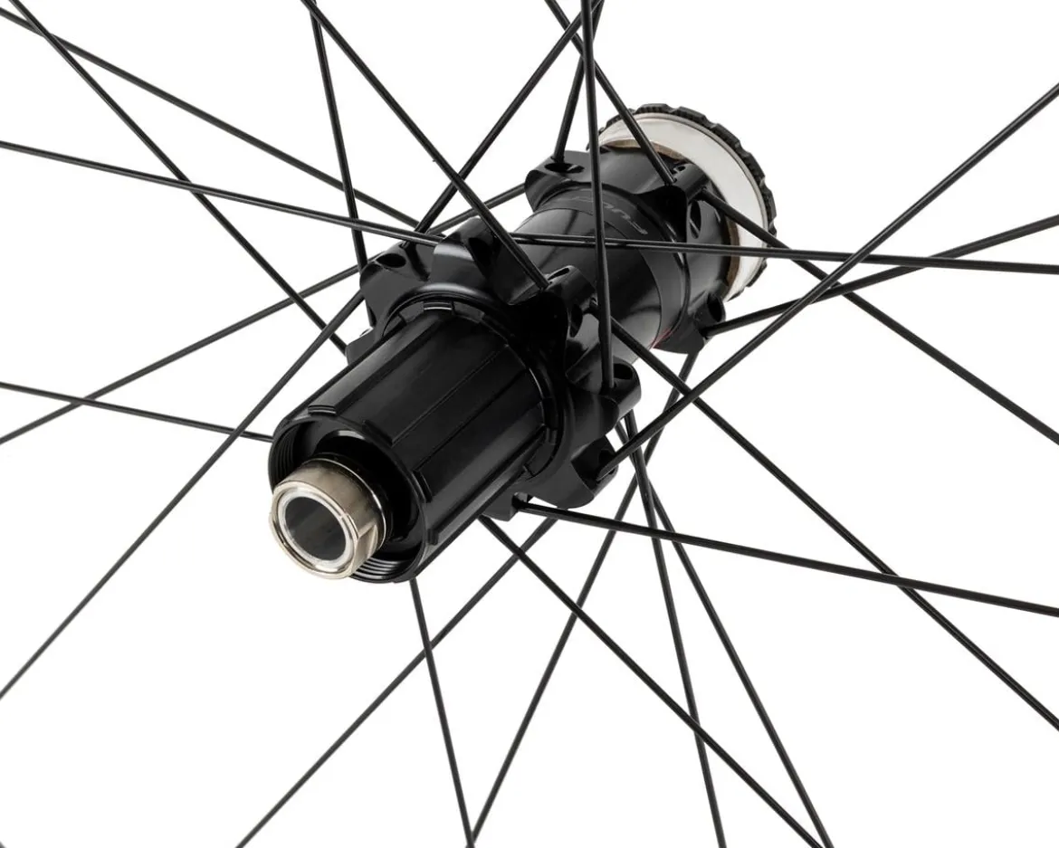 Fulcrum Rapid Red 5 Disc Brake Gravel Wheelset (Black) (Shimano HG 11/12) (12/15 x 100, 12 x 142mm) (700c) (Centerlock) (Tubeless)